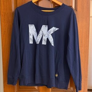 Michael Kors Dark Blue Logo Sweatshirt